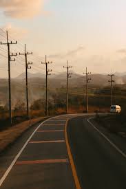 Road going into distance