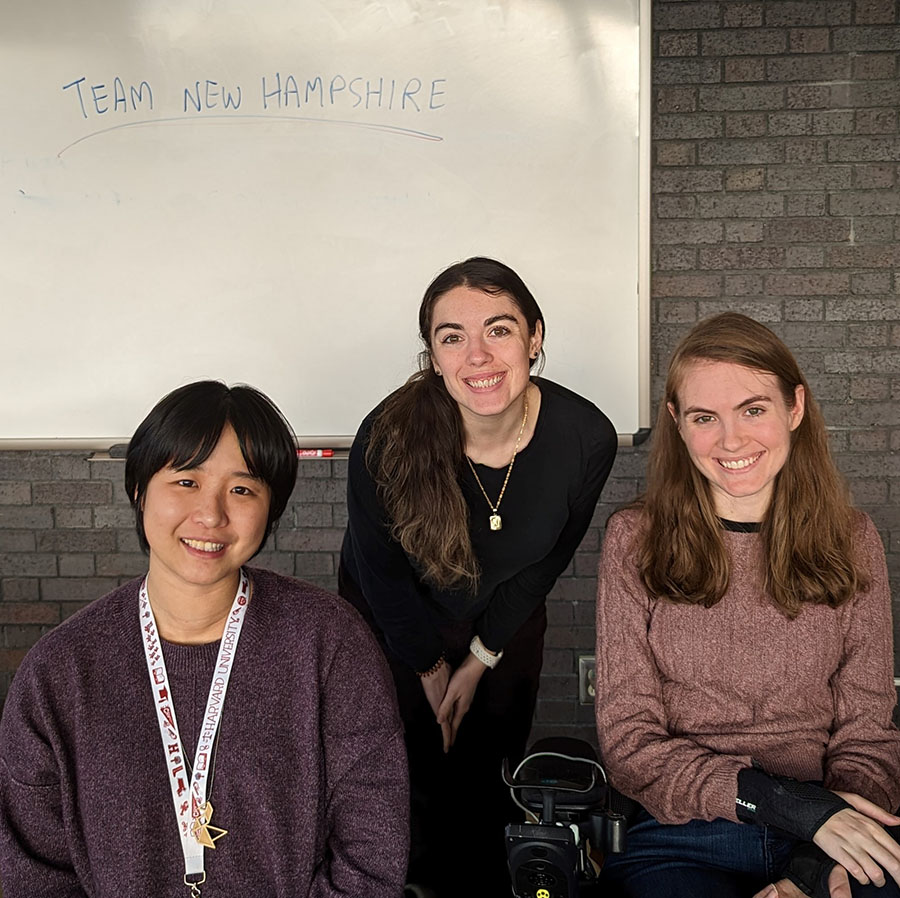 Three Women Smiling